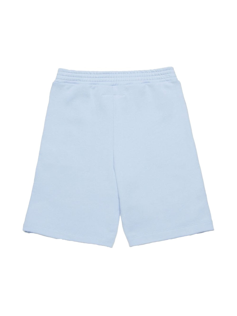 MM6 Maison Margiela Pure Cotton Shorts — Blue, view 4