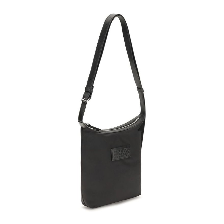 MM6 Maison Margiela Numeric Vertical Shoulder Bag — Black, view 2