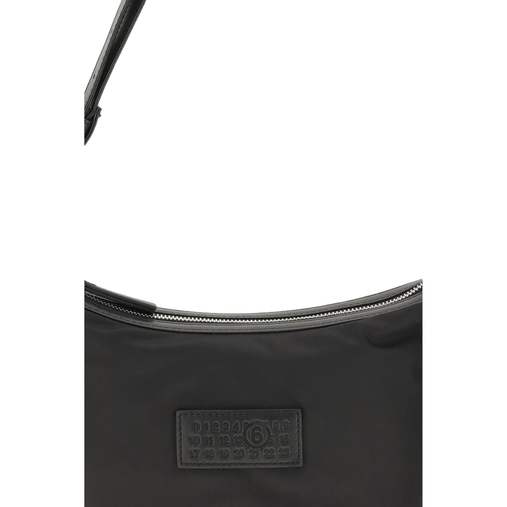 MM6 Maison Margiela Numeric Vertical Shoulder Bag — Black, view 4