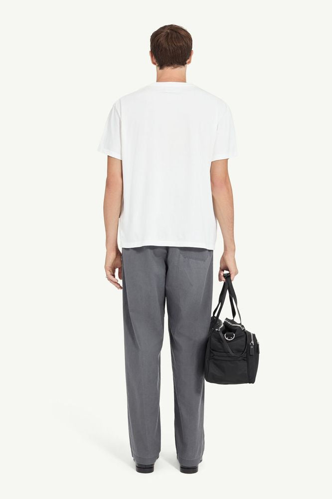 MM6 Maison Margiela Spray-Paint Graphic T-Shirt — White, view 2