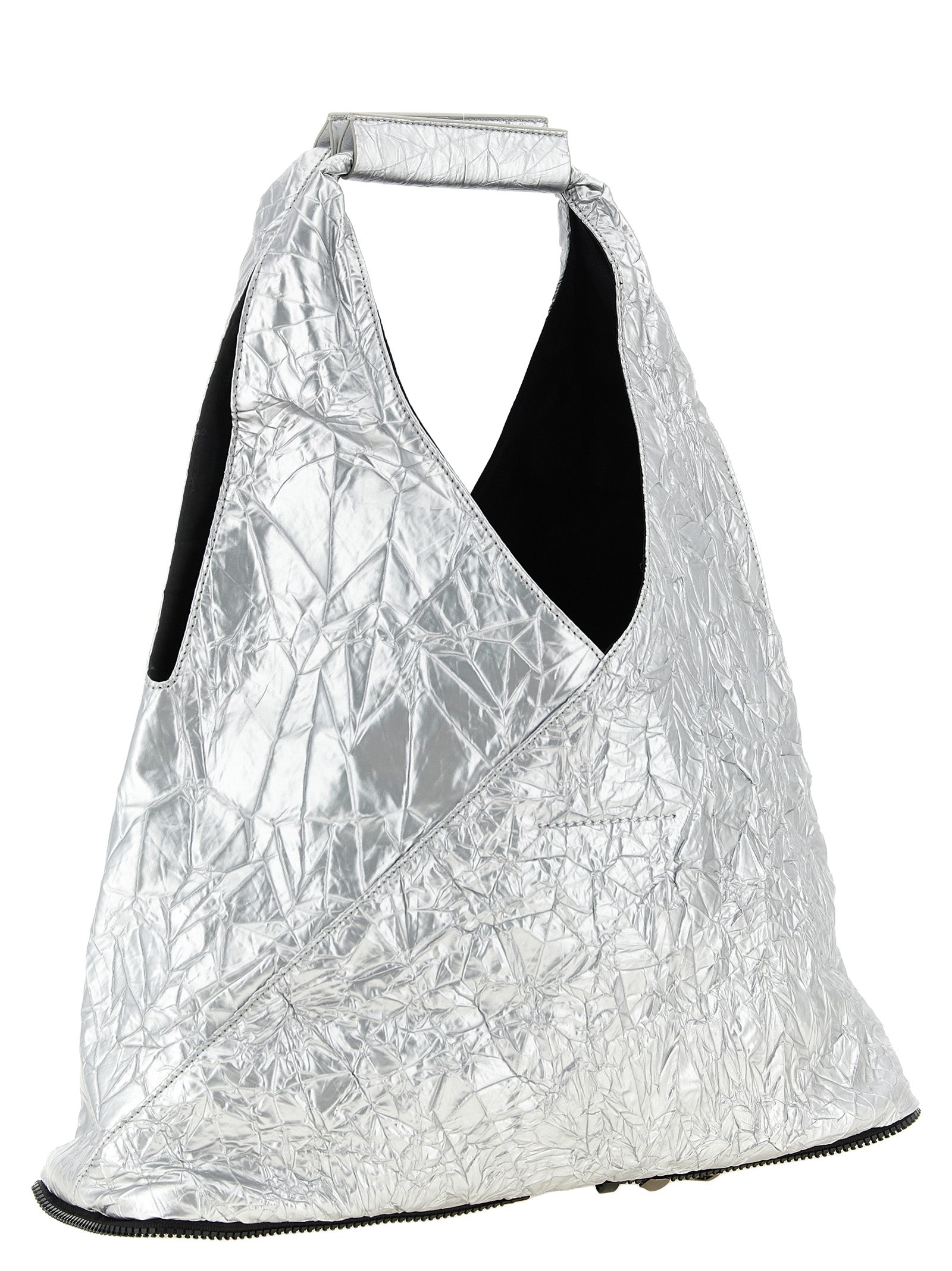 MM6 Maison Margiela Synthetic Top Handle Bag — Silver, view 2