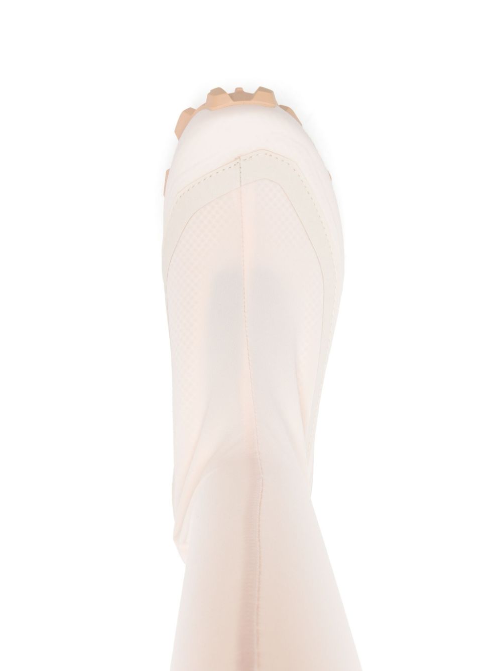 MM6 X Salomon Over-The-Knee Stretch Boot — Cream, view 2