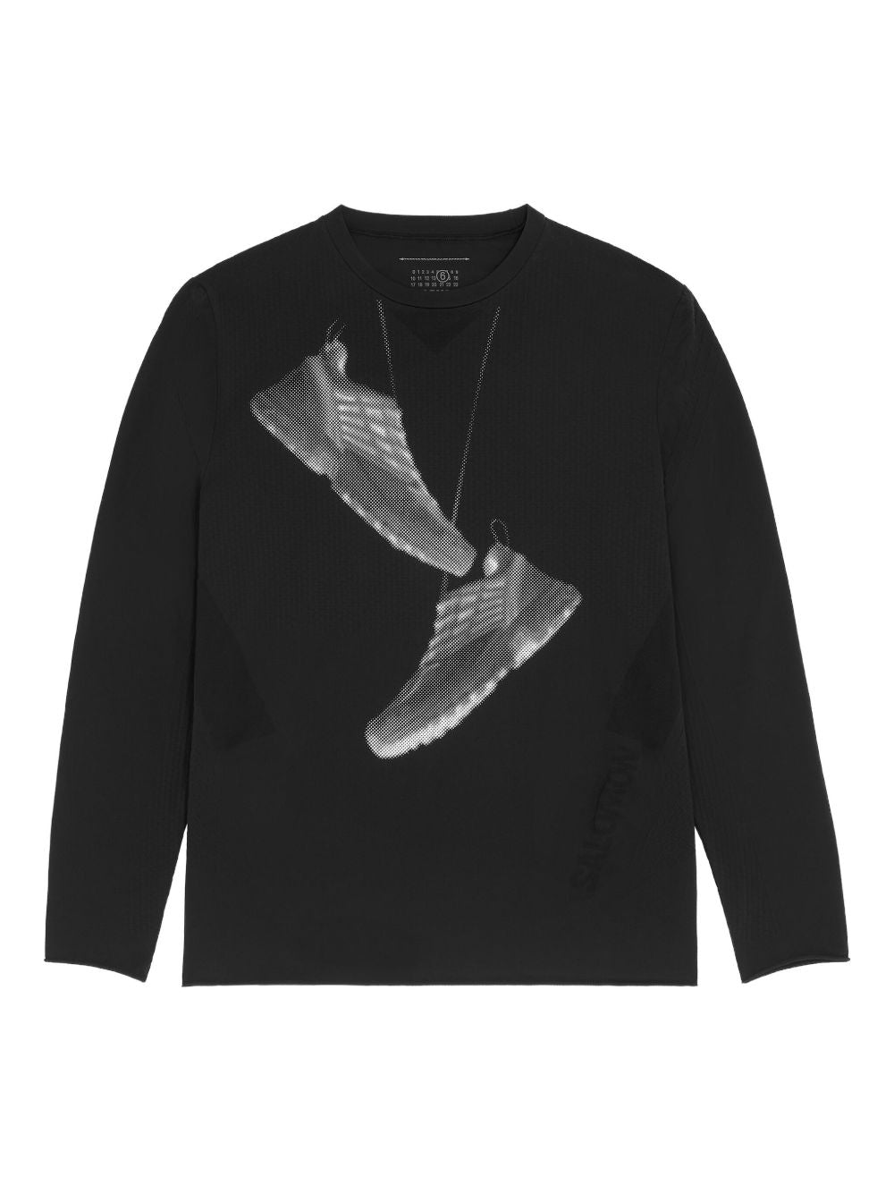 MM6 X Salomon Graphic Print T-Shirt — Black by MM6 X Salomon