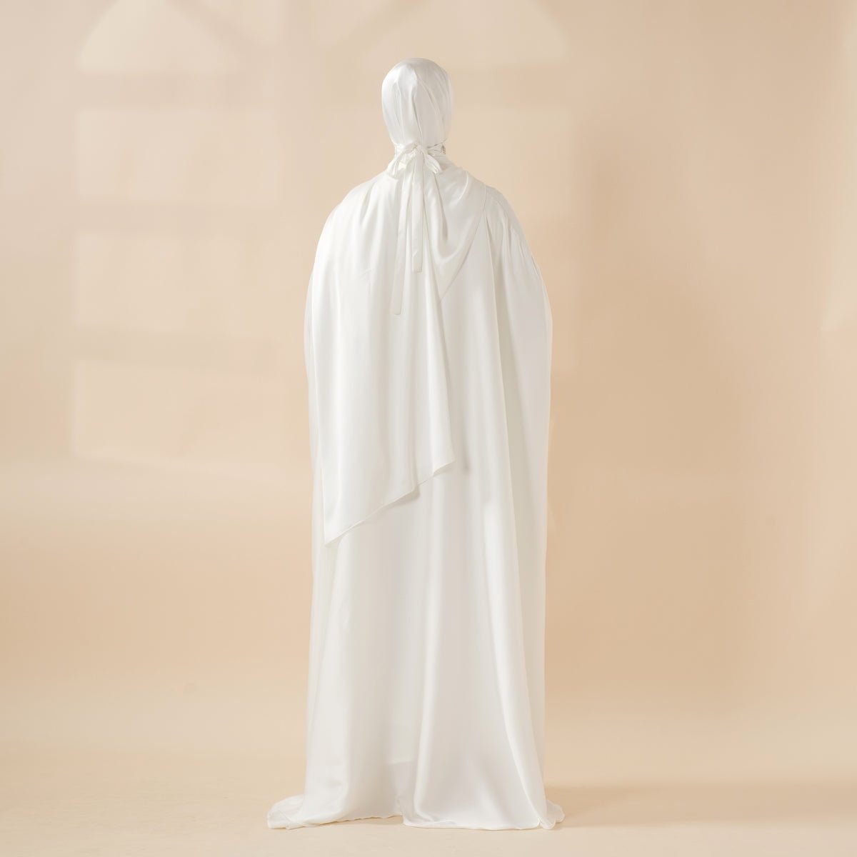 5-Piece Set Butterfly Abaya With Niqab, Loose Full Cover Satin Abaya (MOA019), view 3