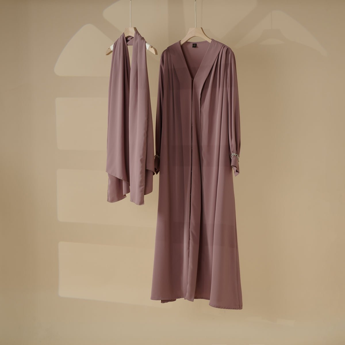 Cardigan Abaya, Western Style Abaya (MOA061), view 3