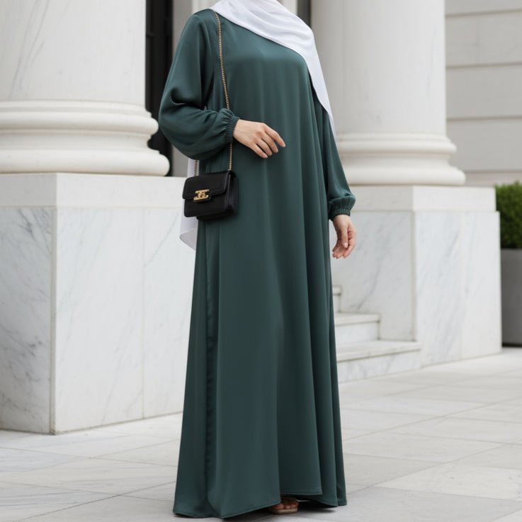 Modest Luxury Premium Satin Abaya, view 2