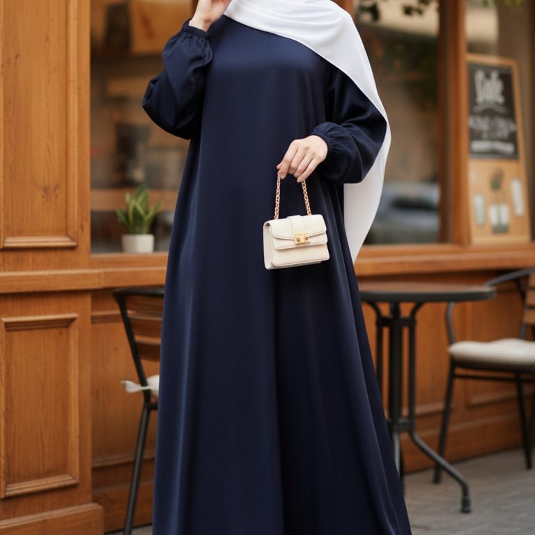 Modest Luxury Premium Satin Abaya, view 5