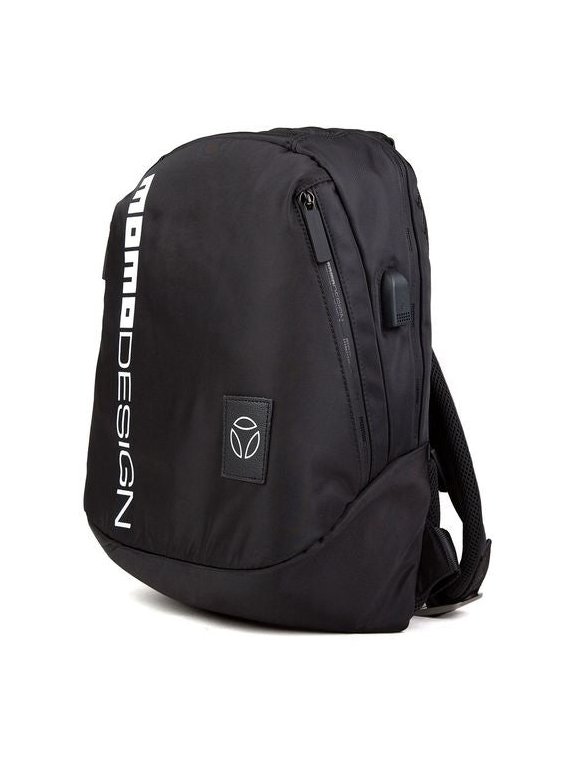 Momo Design Polyester Backpack — Black, view 3