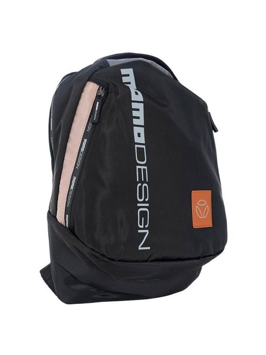 Momo Design Nylon with Leather Accents Backpack — Black, view 2