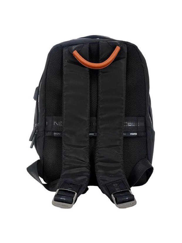 Momo Design Nylon with Leather Accents Backpack — Black, view 3