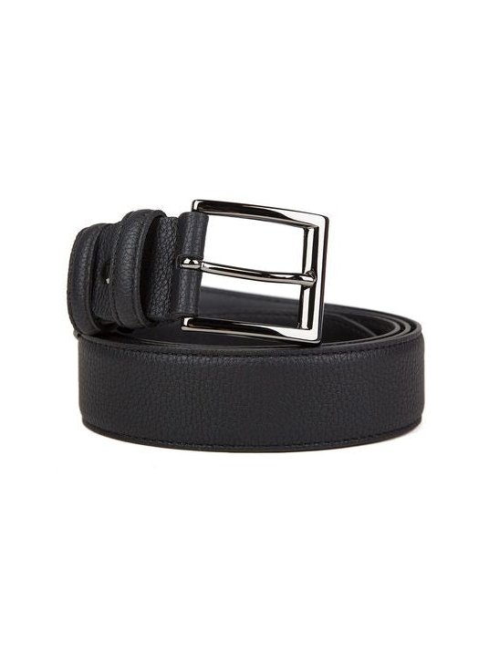 Momo Design Genuine Leather Belt — Black, view 2