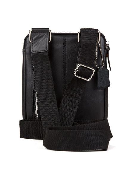 Momo Design Leather Shoulder Bag — Black by Momo Design
