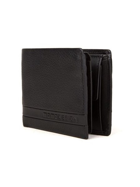 Momo Design Polyurethane Wallet — Black, view 2
