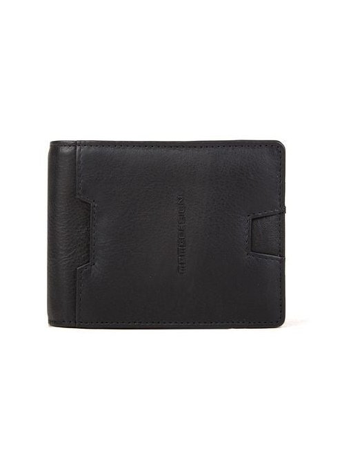 Momo Design Polyurethane Wallet — Black, view 3