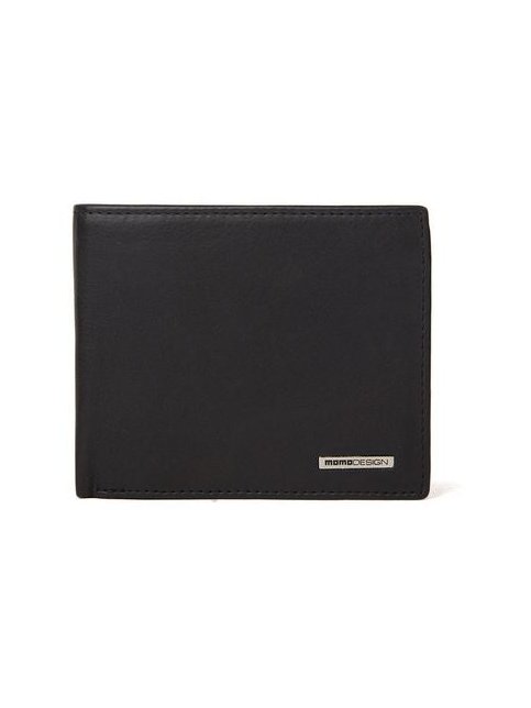 Momo Design Leather Wallet — Black, view 2