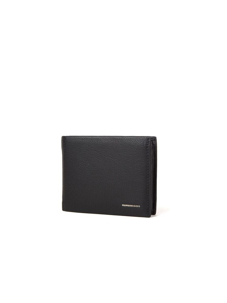 Momo Design Genuine Leather Wallet — Black, view 2