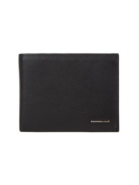 Momo Design Genuine Leather Wallet — Black, view 4