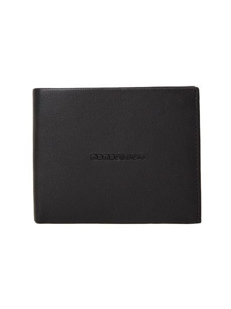 Momo Design Leather Wallet — Black, view 3