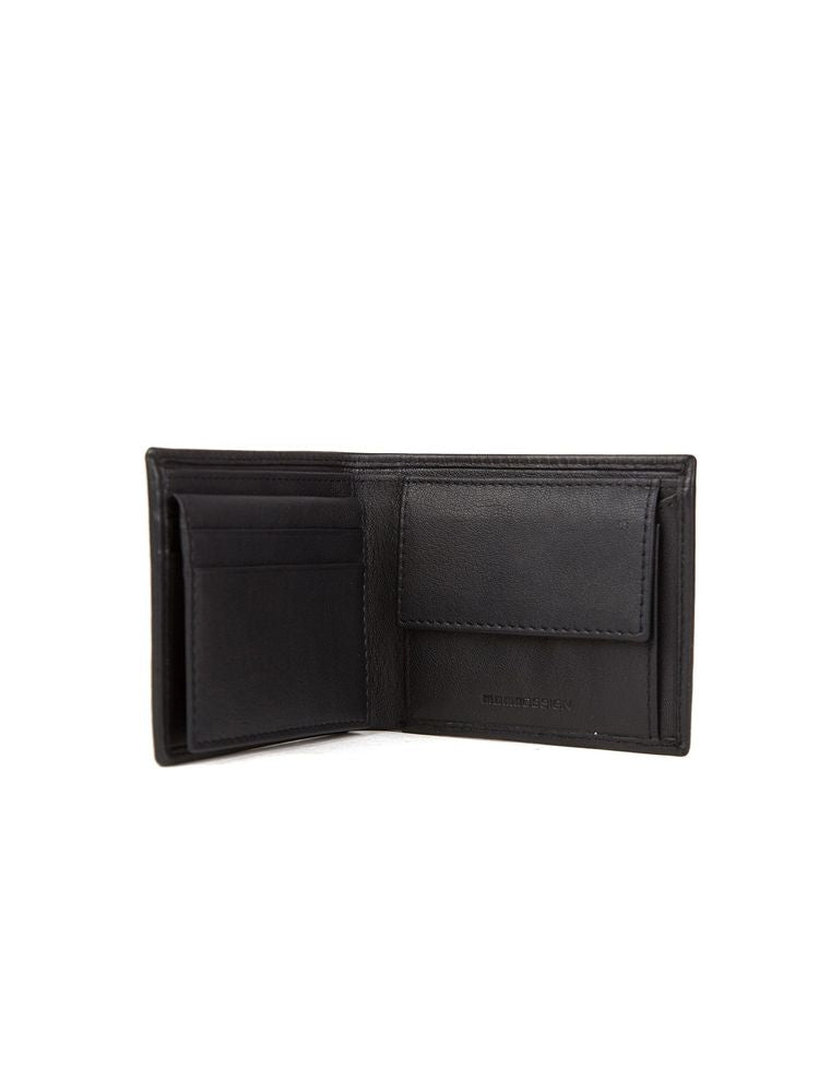 Momo Design Leather Bifold Wallet — Black, view 4