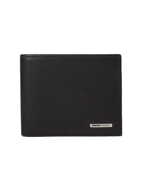 Momo Design Genuine Leather Wallet — Black, view 4