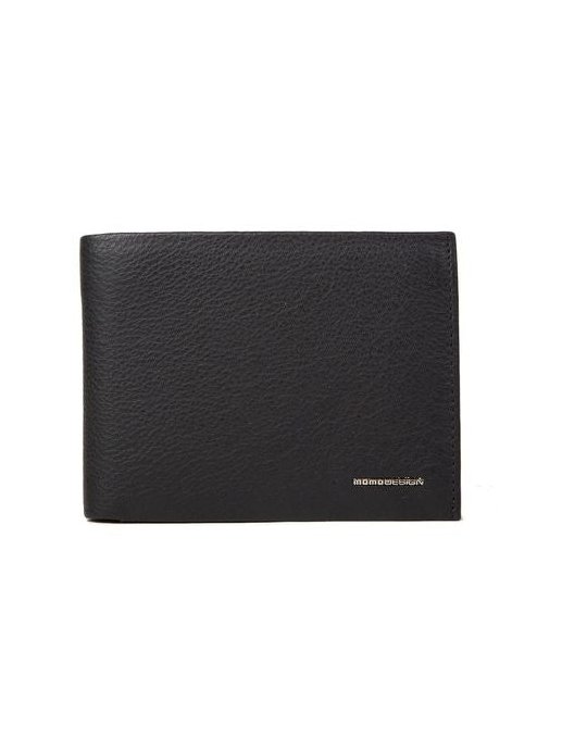 Momo Design Genuine Leather Wallet — Black, view 2