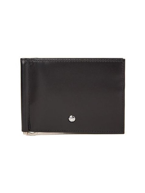 Momo Design Genuine Leather Wallet — Black, view 4