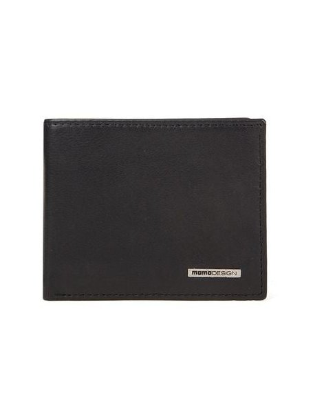 Momo Design Leather Wallet — Black, view 2