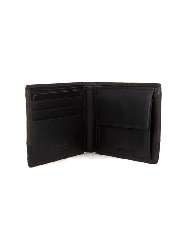 Momo Design Bifold Leather Wallet — Coffee/Black by Momo Design
