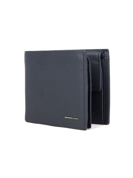 Momo Design Genuine Leather Wallet — Navy, view 4