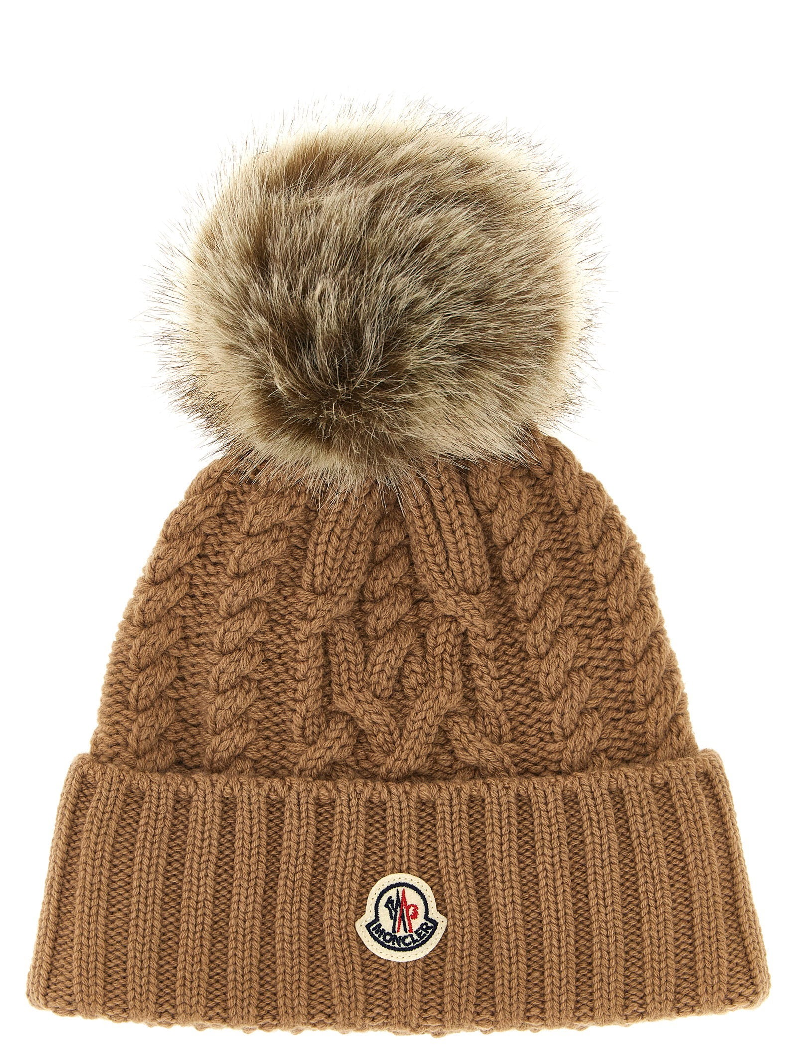 Moncler Beanie — Beige by Moncler