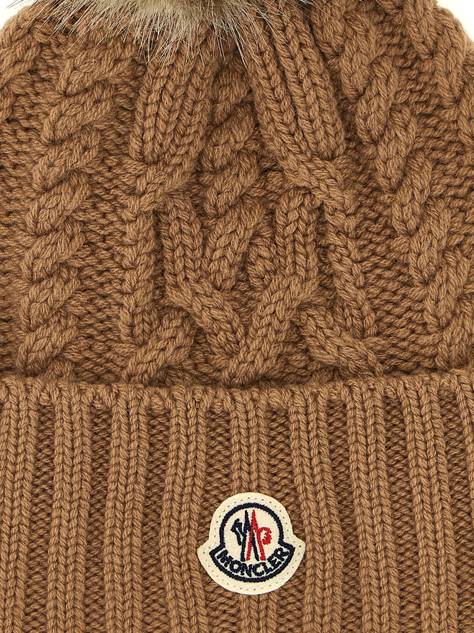 Moncler Beanie — Beige, view 3
