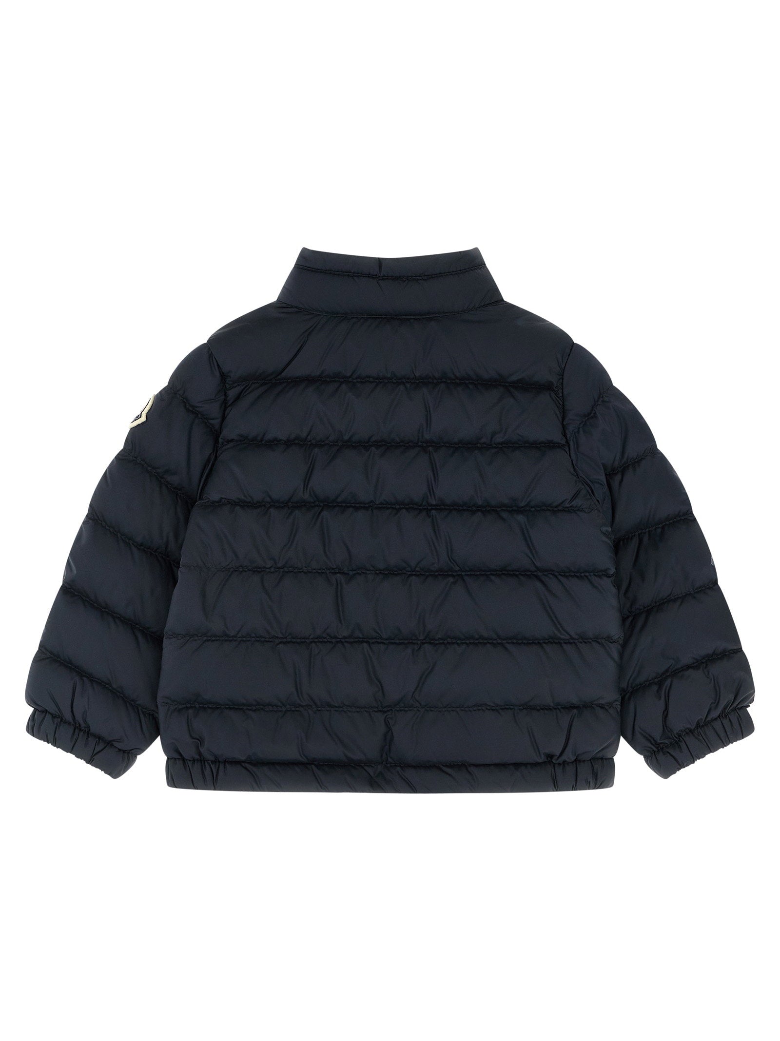 Moncler Enfant Acorus Down Jacket — Navy, view 2
