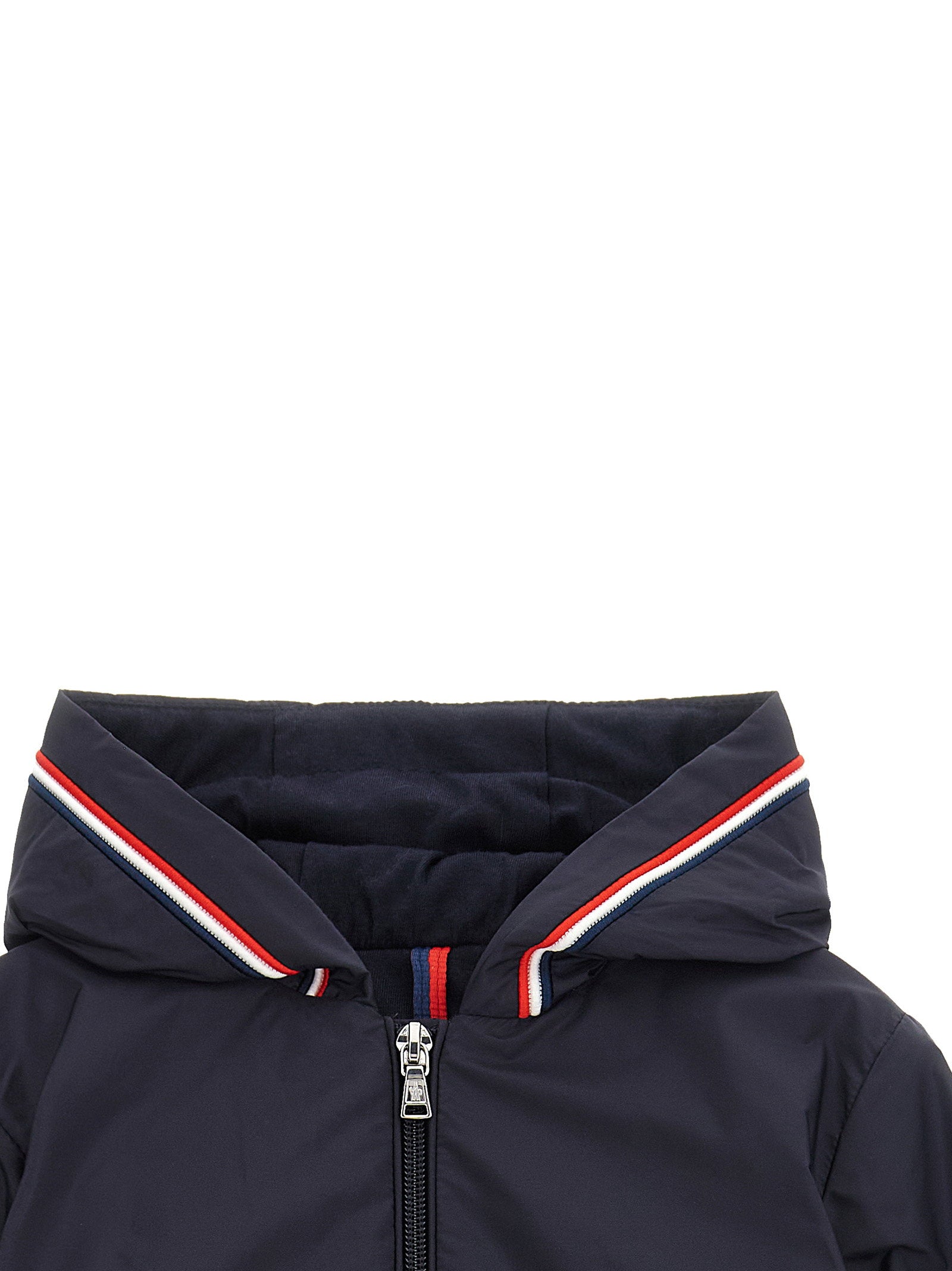 Moncler Enfant Down Jacket — Navy, view 3
