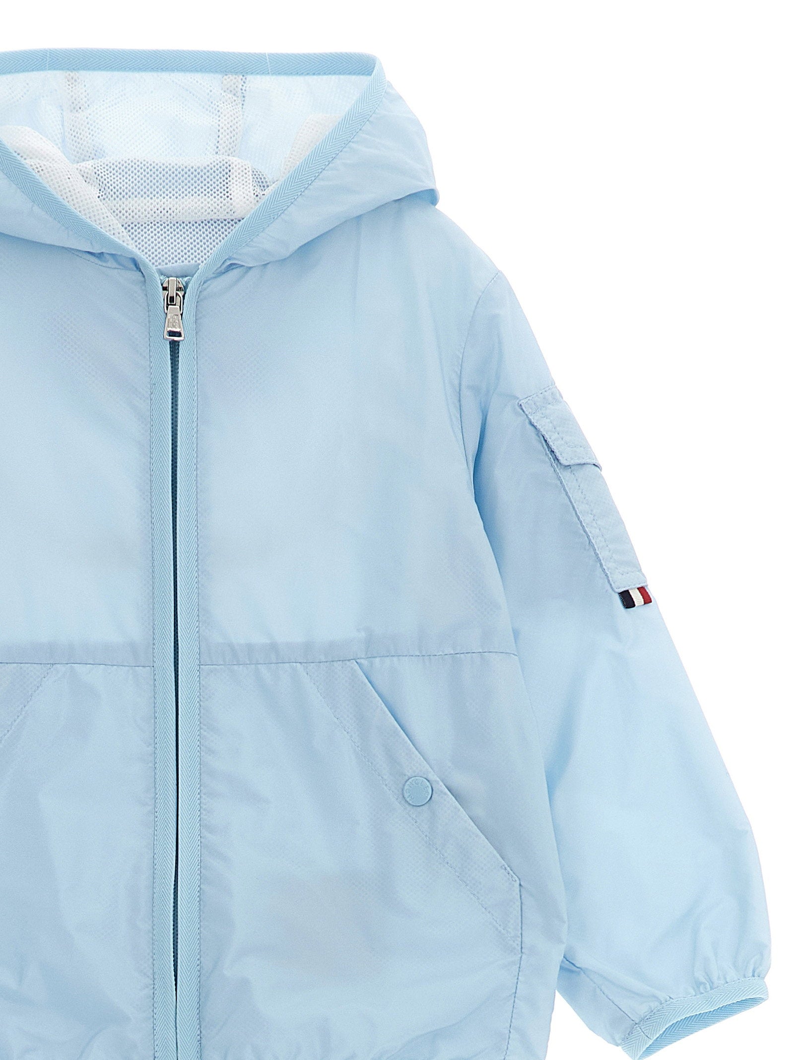 Moncler Enfant Songu Jacket — Light Blue, view 3