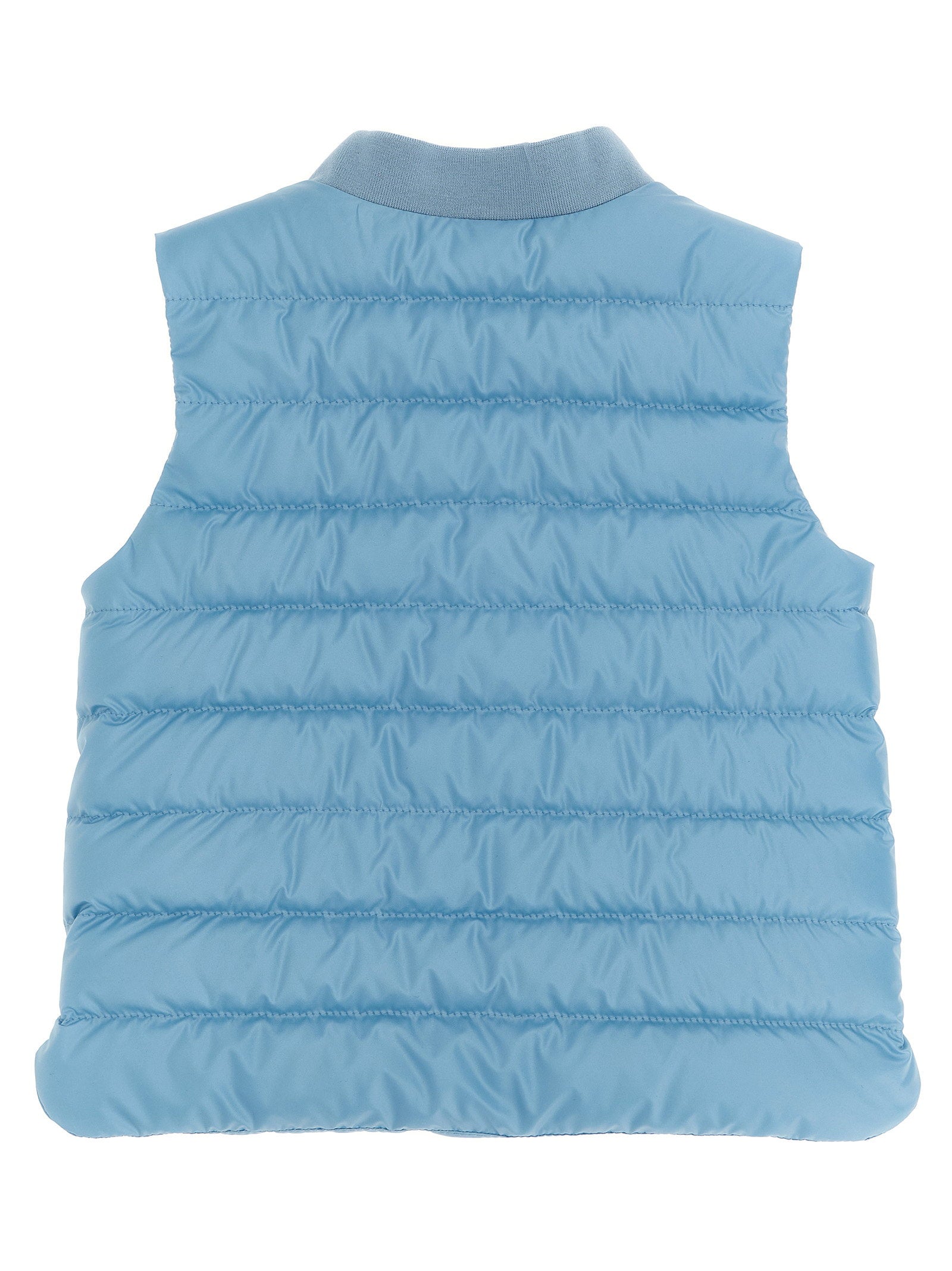 Moncler Enfant Rezzan Vest — Blue, view 2