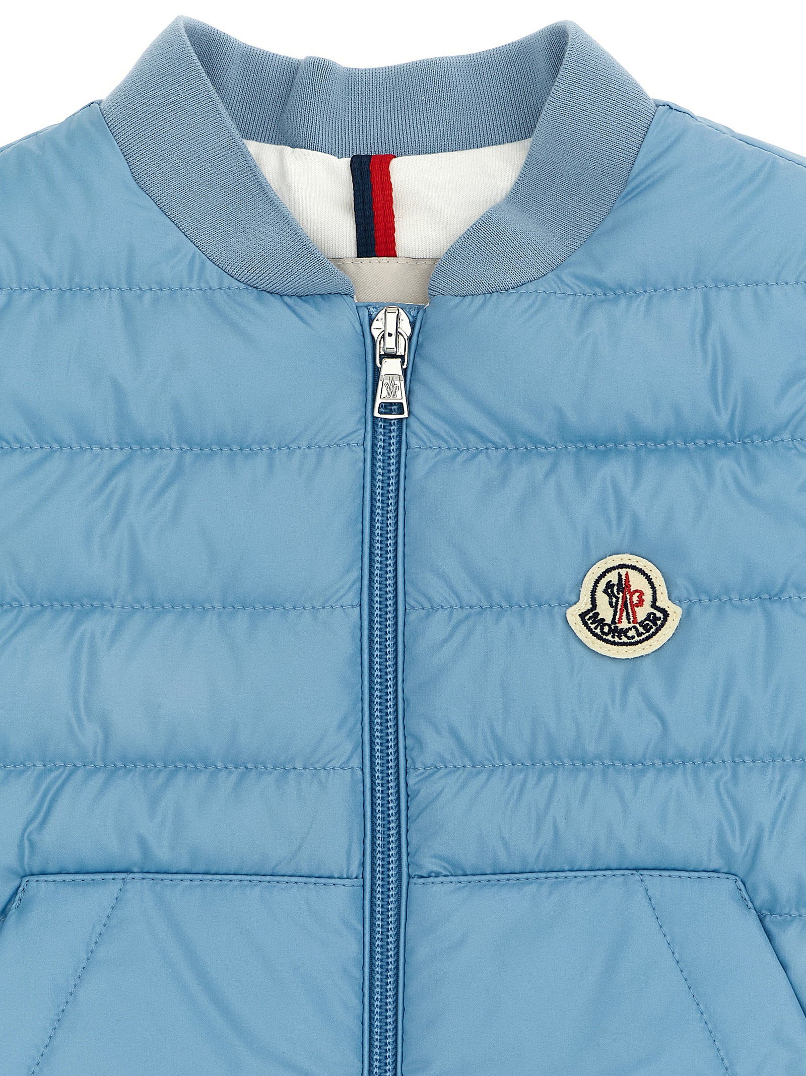 Moncler Enfant Rezzan Vest — Blue, view 3