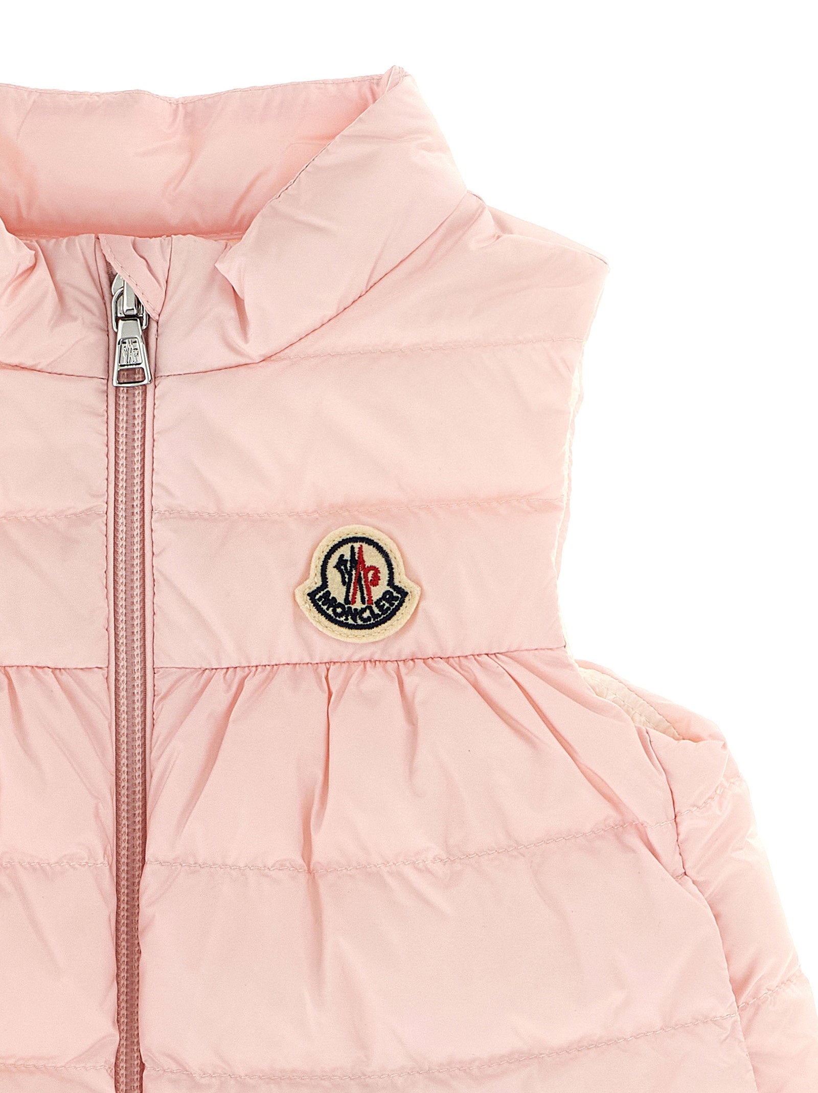 Moncler Enfant Hiva Vest — Pink, view 3