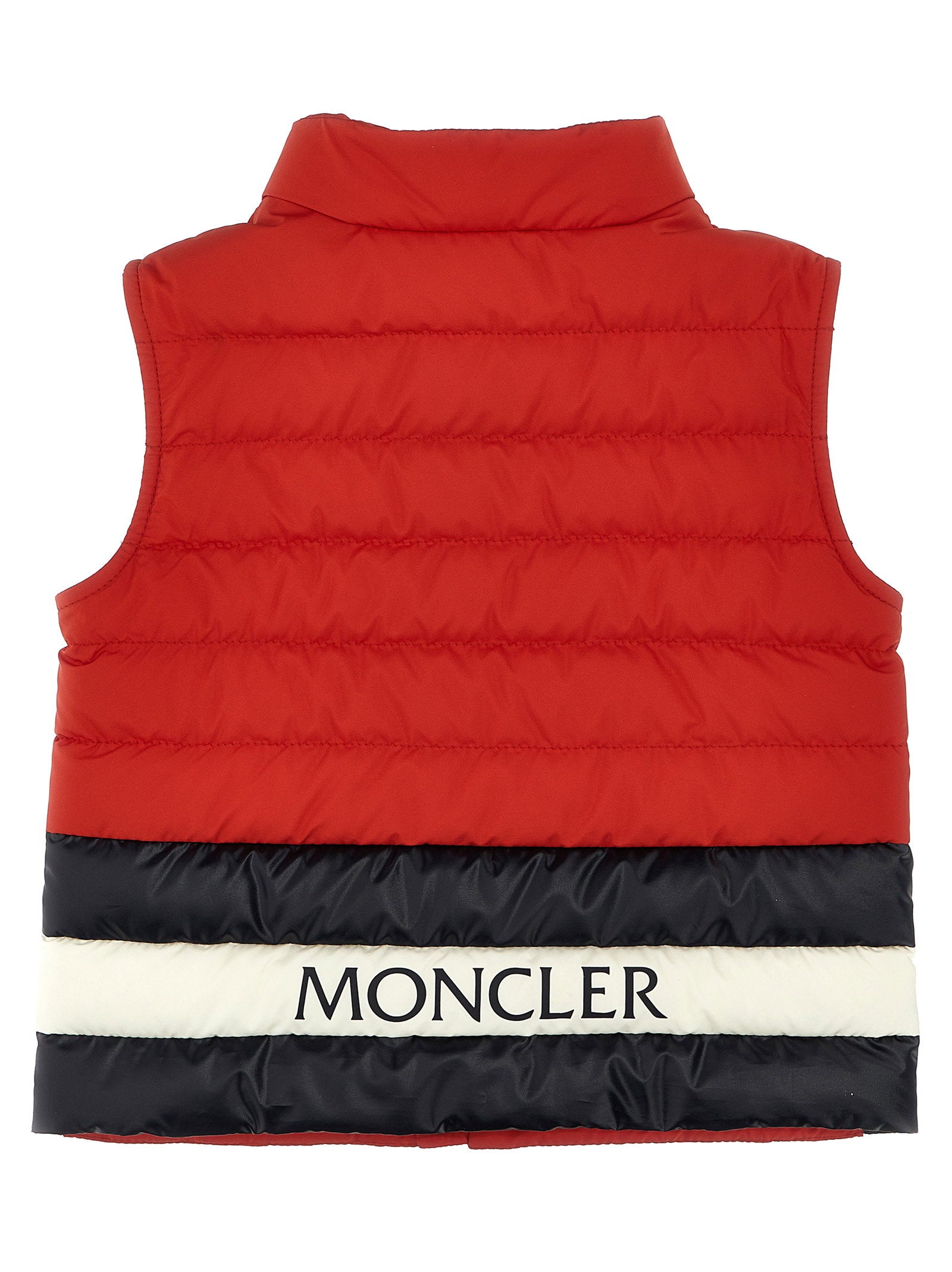 Moncler Enfant Cliff Vest — Red, view 2