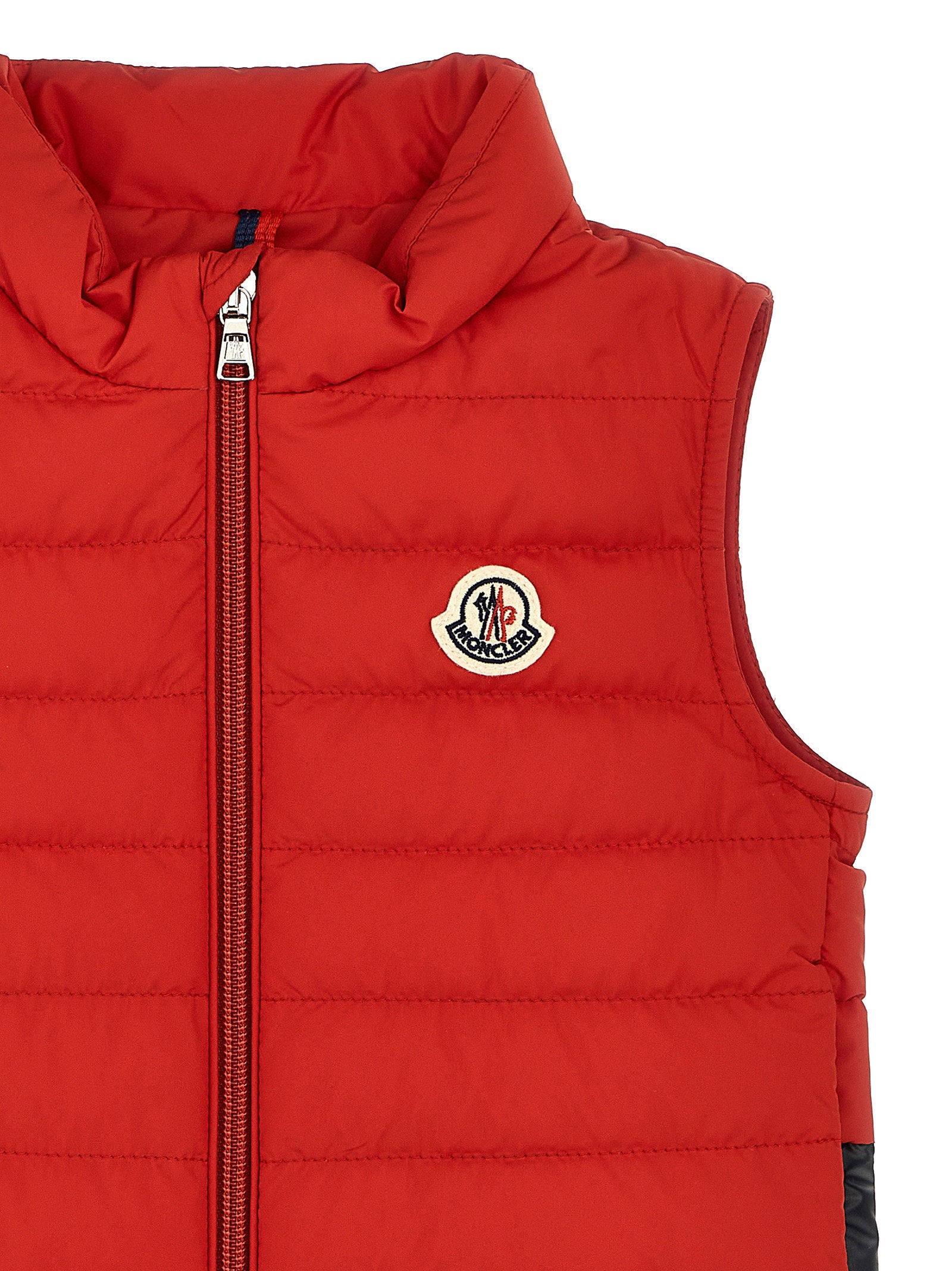 Moncler Enfant Cliff Vest — Red, view 3