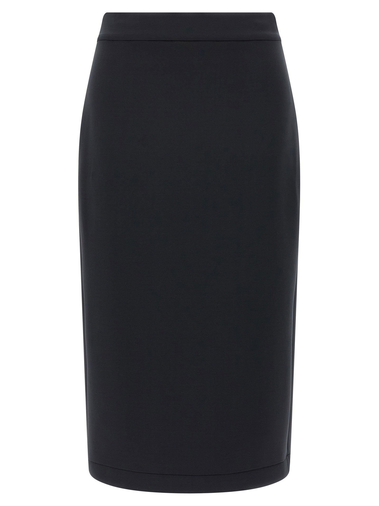 Moncler Genius Scuba-Effect Midi Skirt — Black by Moncler Genius