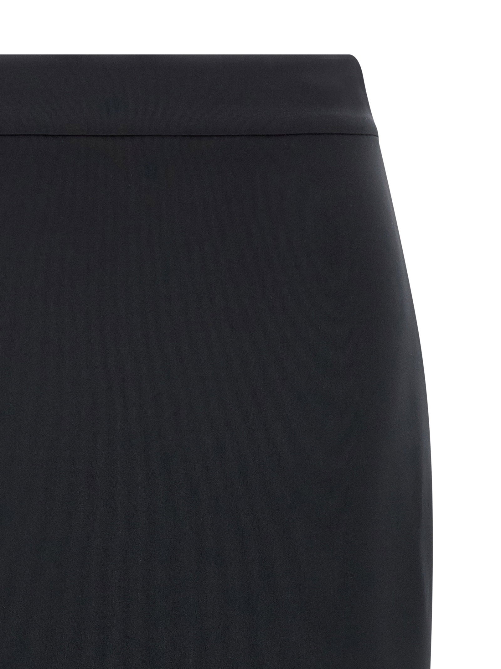 Moncler Genius Scuba-Effect Midi Skirt — Black, view 3