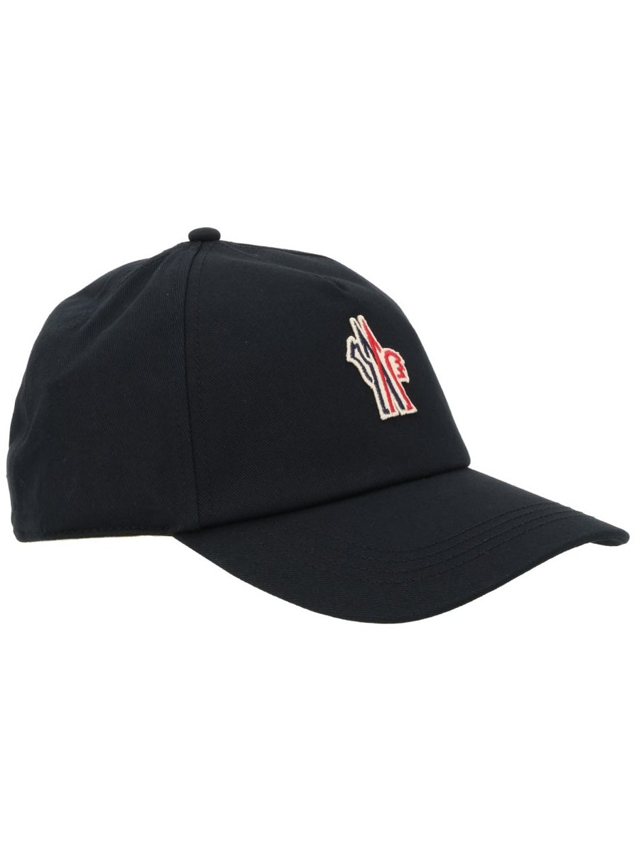 Moncler Grenoble 3B00001_04863999 Cotton Baseball Cap — Black by Moncler Grenoble
