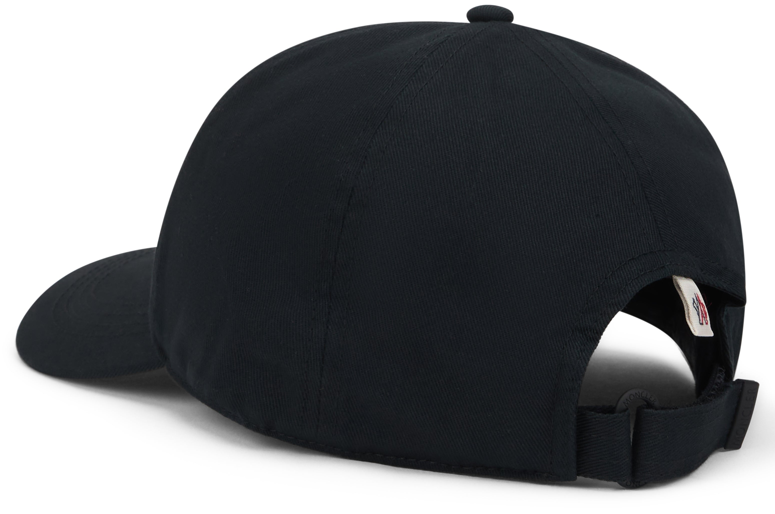 Moncler Grenoble L10973B00001 Embroidered Cotton Baseball Cap — Black, view 3