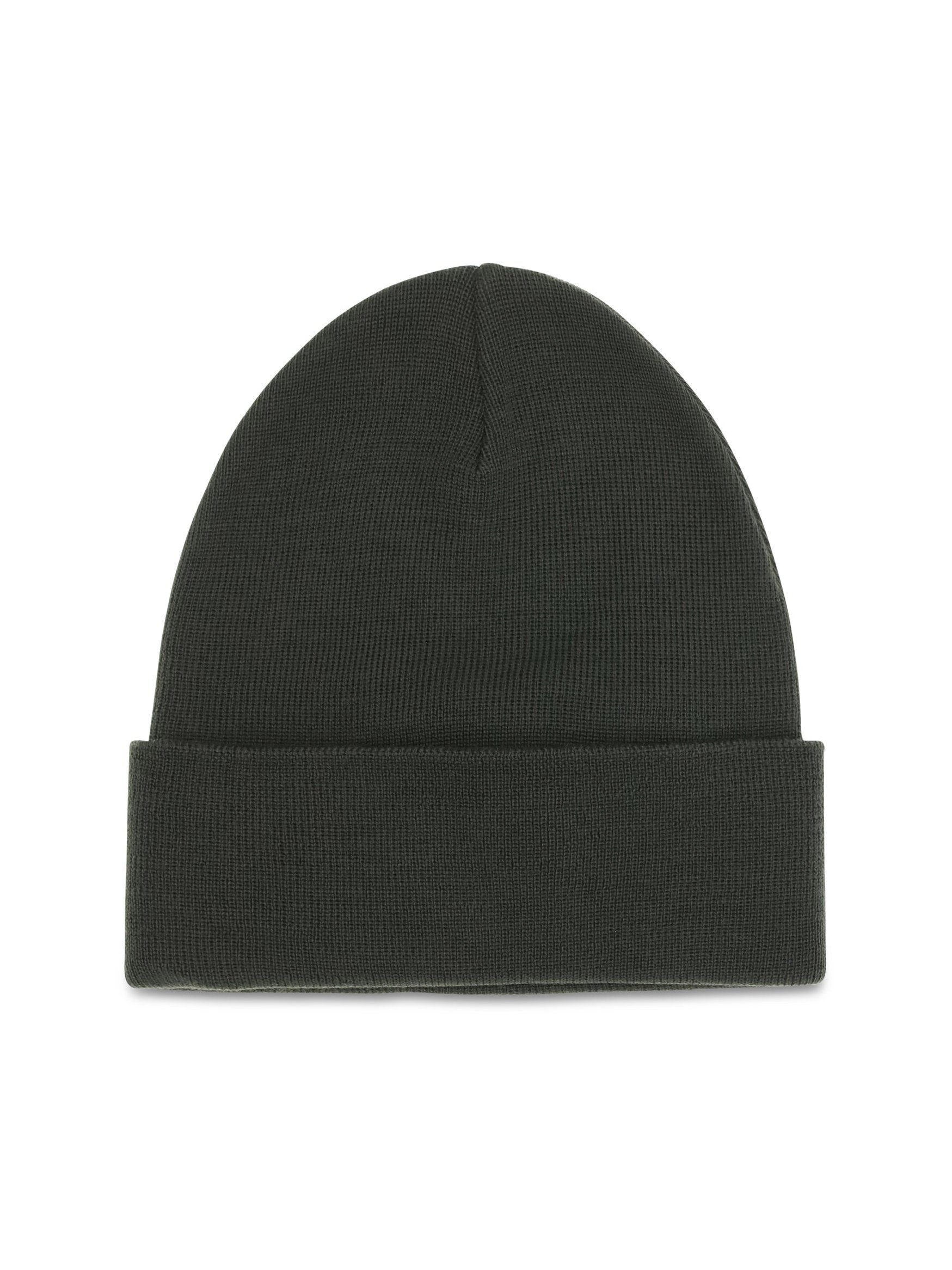 Moncler Grenoble L20973B0001309974 Wool Rib-Knit Beanie — Green, view 2