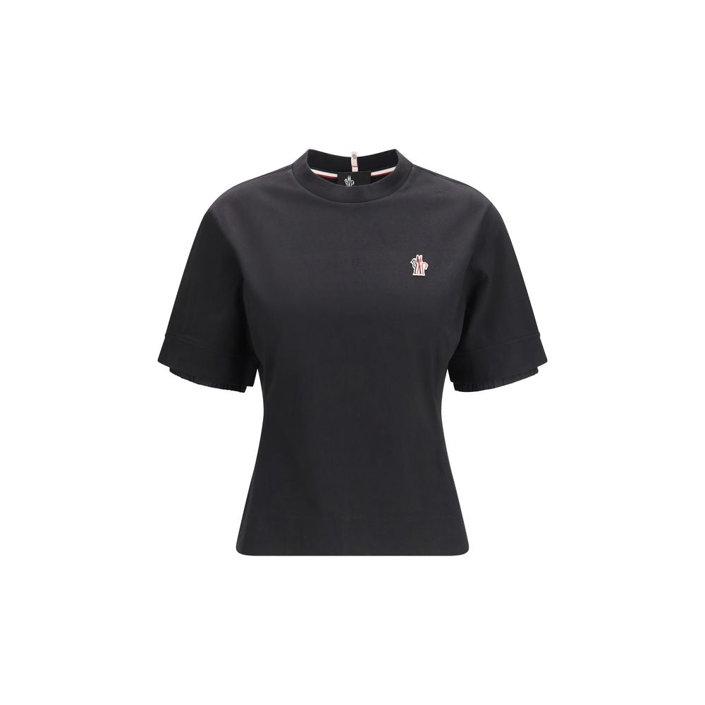 Moncler Grenoble Logo-Embroidered Cotton T-Shirt — Black by Moncler Grenoble