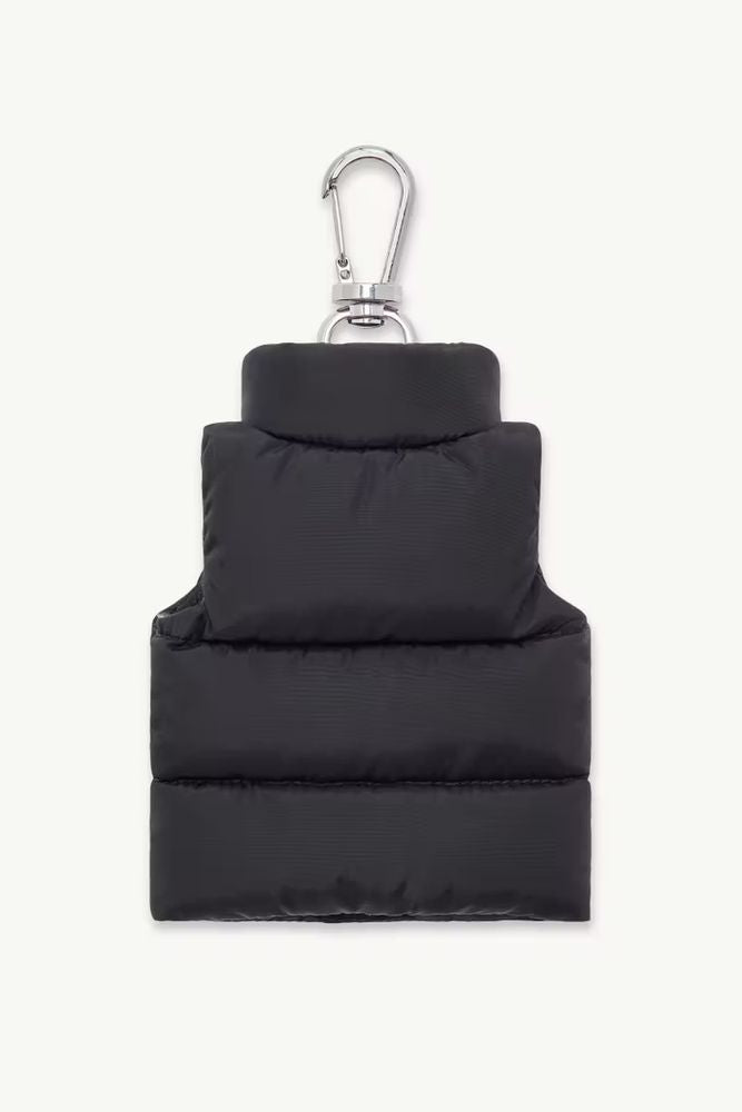 Moncler Quilted Nylon Key Case — Black, view 2