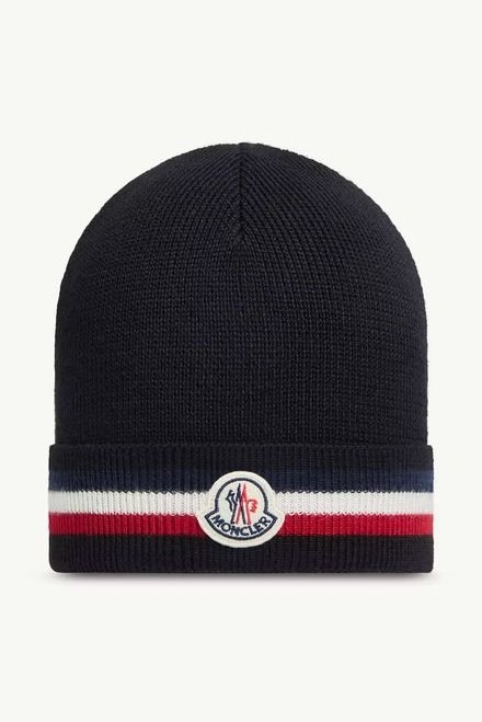 Moncler L20913B00086A9575999 Winter Hat — Navy by Moncler