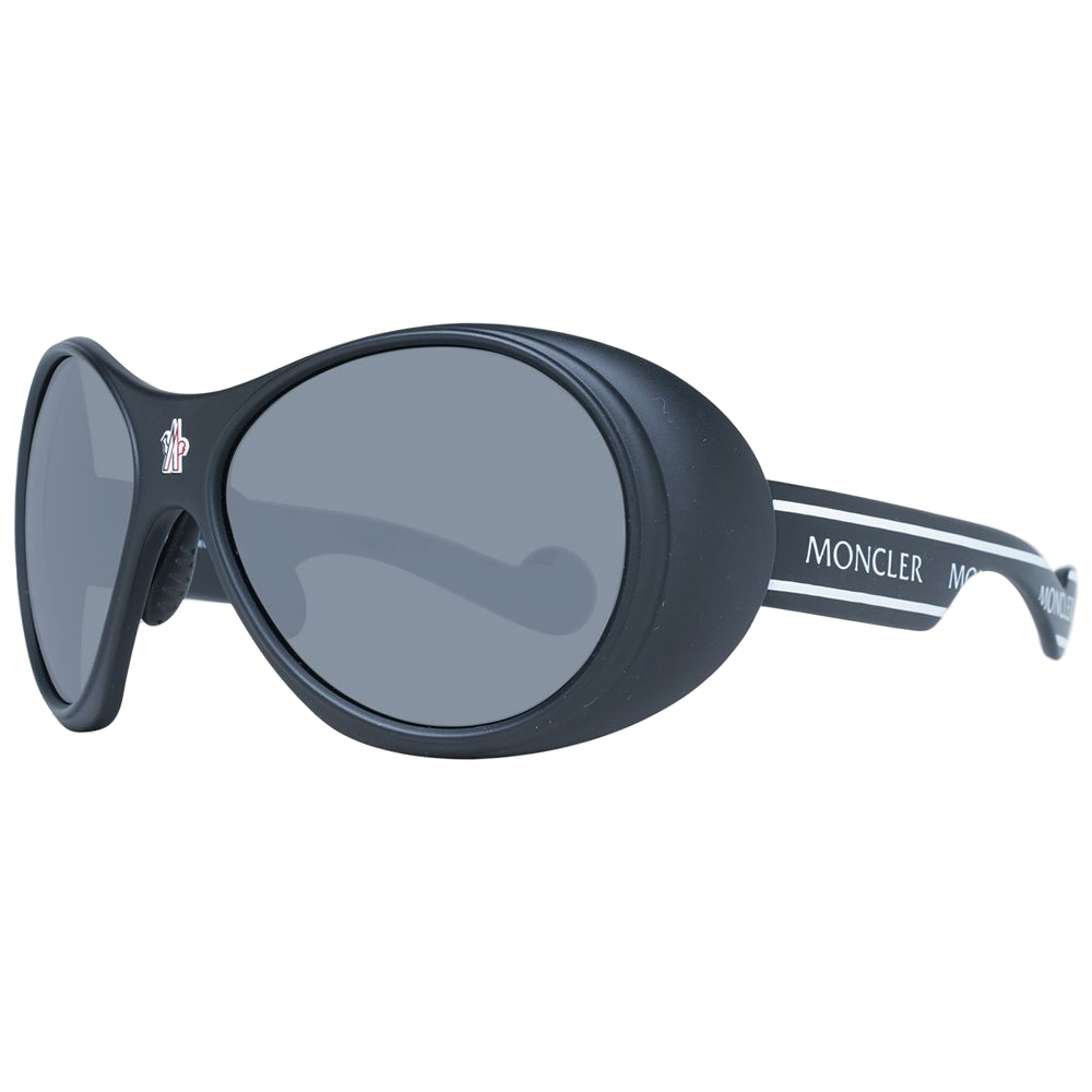 Moncler MO-1022518 Round Plastic Sunglasses — Black by Moncler