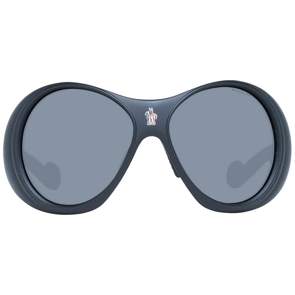 Moncler MO-1022518 Round Plastic Sunglasses — Black, view 2