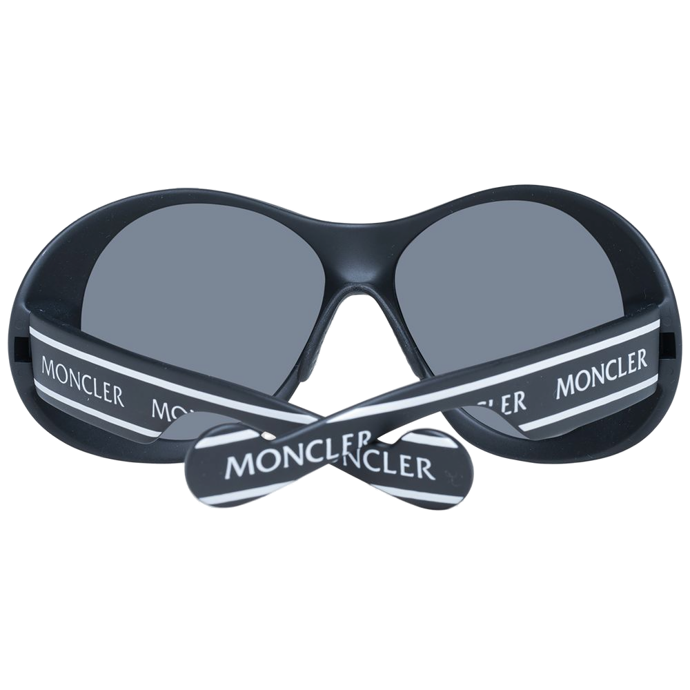 Moncler MO-1022518 Round Plastic Sunglasses — Black, view 3